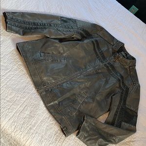 Men’s fall jacket - dark grey with black detail